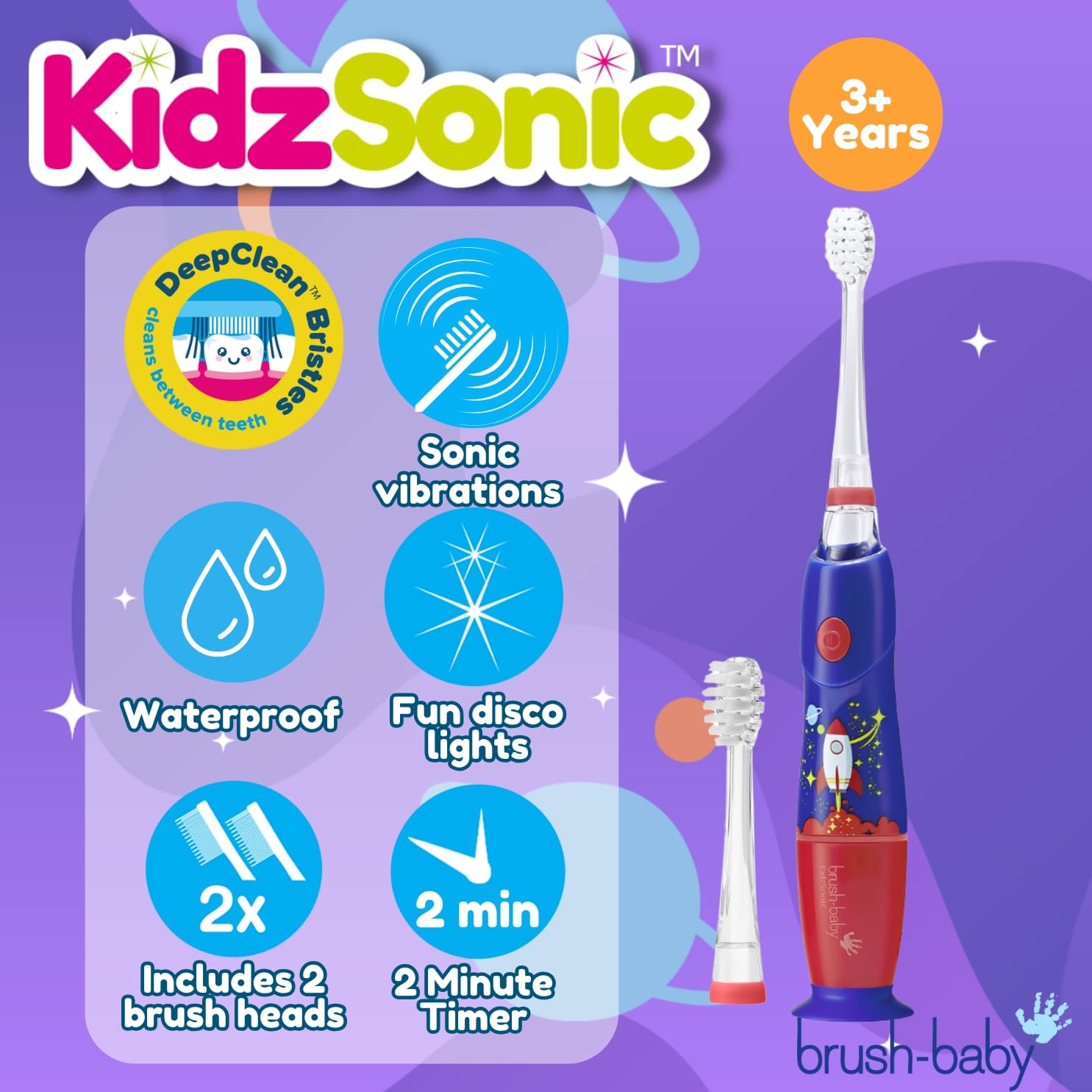 DeepClean brush heads included for ages 3+