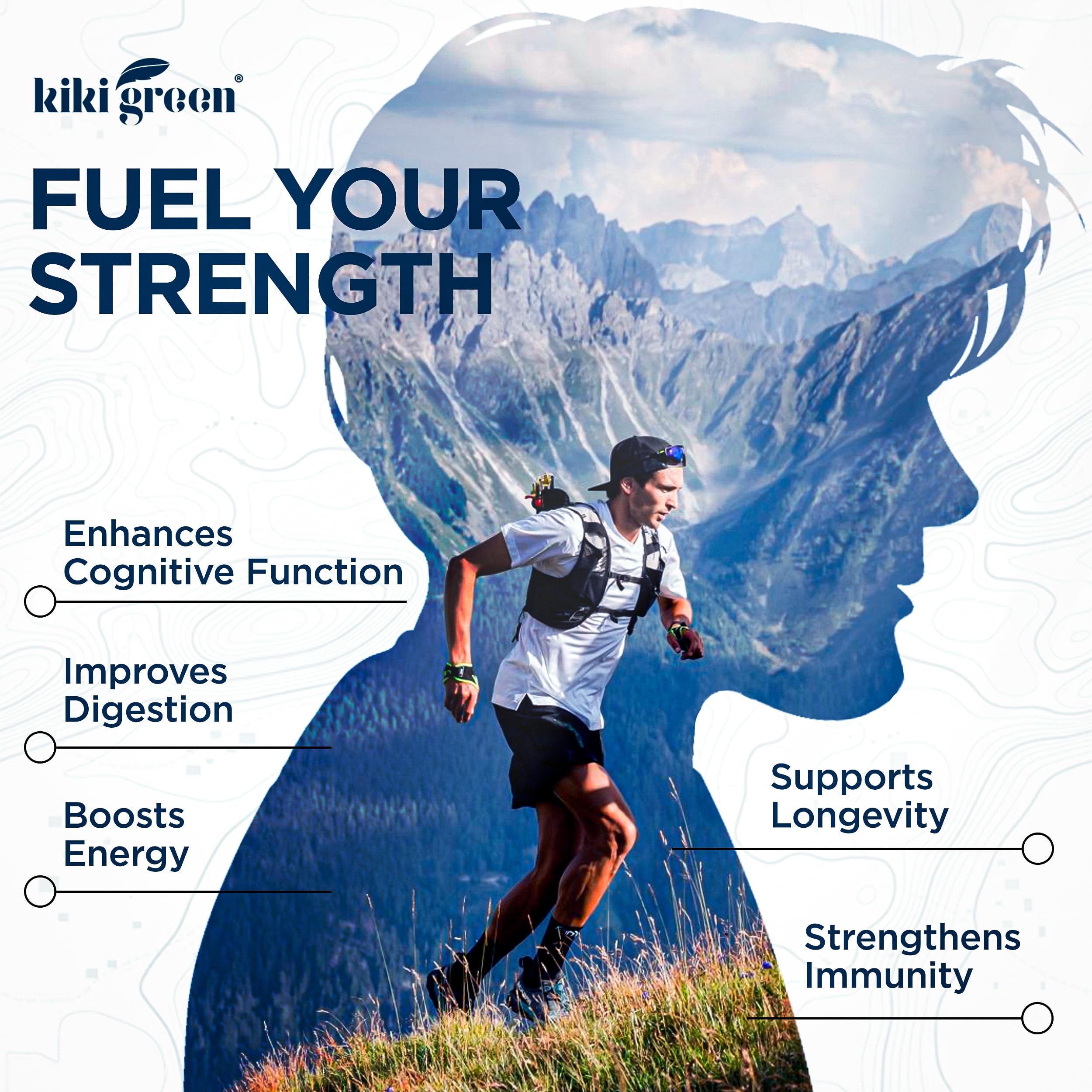 Packaging showing 60 gummies per bottle