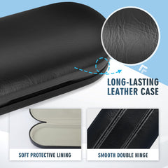 Includes contact lens case, solution bottle, tool stick, and rubber-tipped tweezers