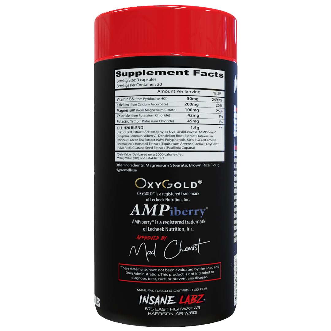 Close-up of AMPiberry infused diuretic capsule