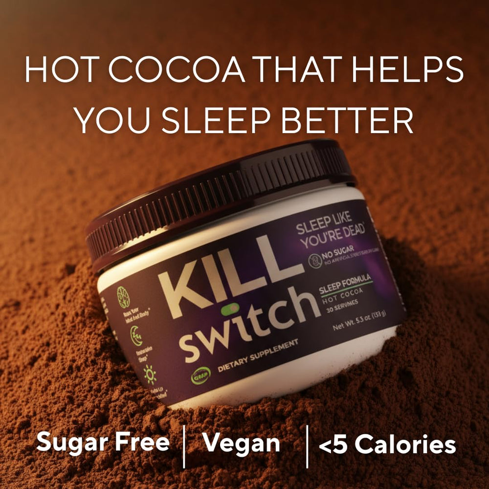 Serving suggestion: hot chocolate prepared for a calming sleep routine