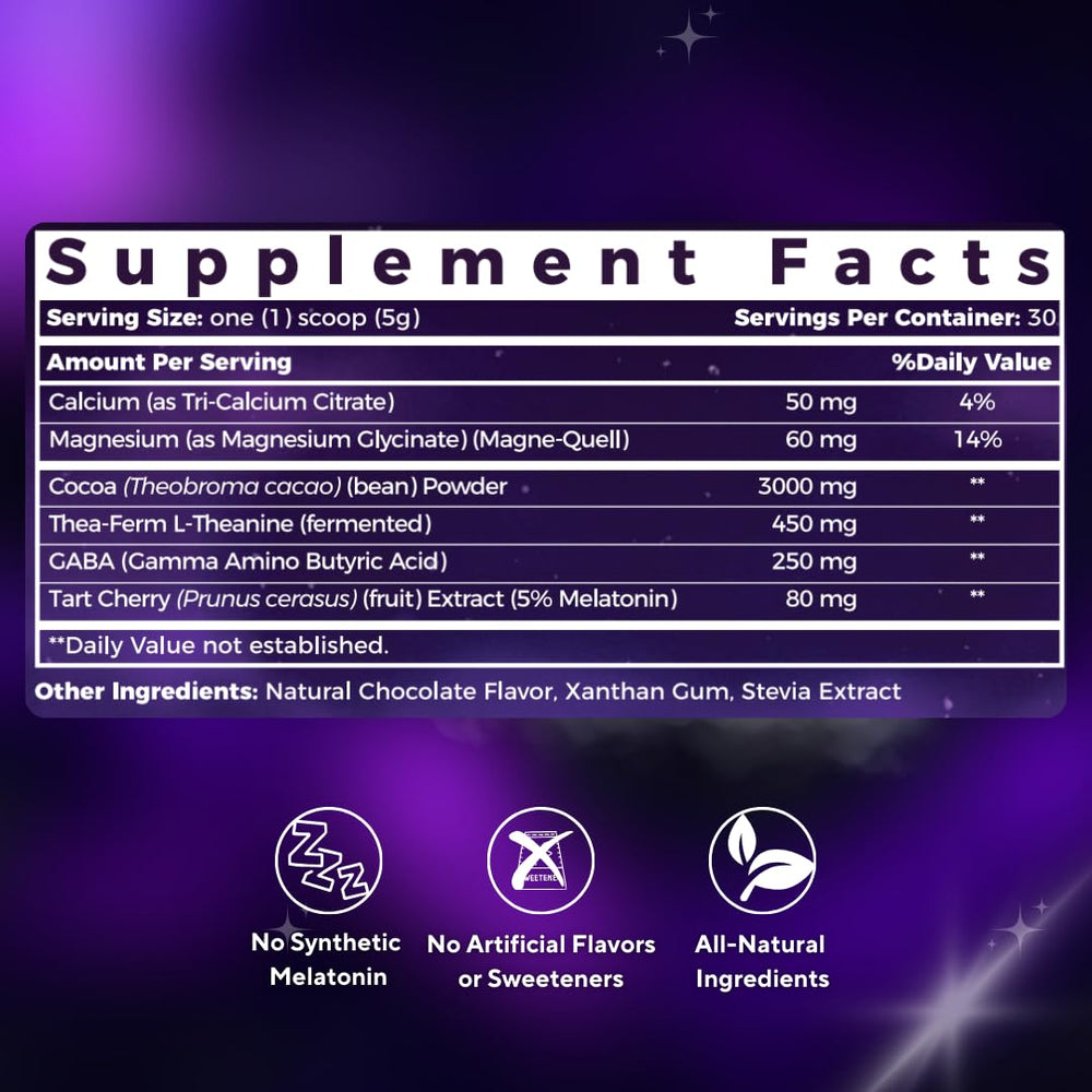 GMP-certified facility label highlighting quality-tested magnesium sleep formula