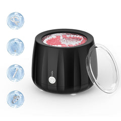 KIMWUVI Ultrasonic Retainer Cleaner front view in black