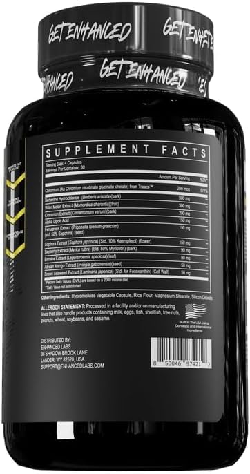Ingredient graphics highlighting nutrient partitioner and antioxidants