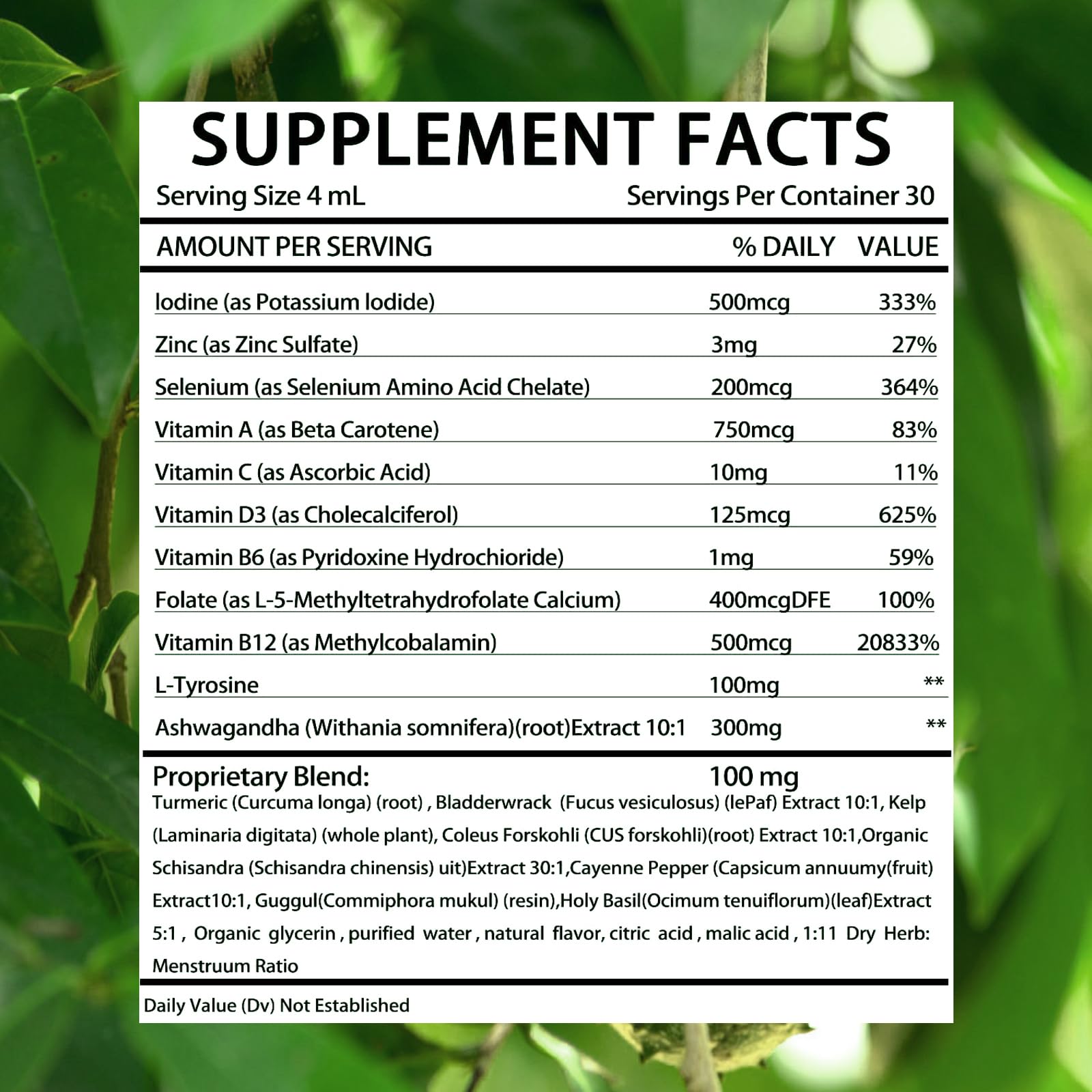 Using Kindled Thyroid Support Drops in water