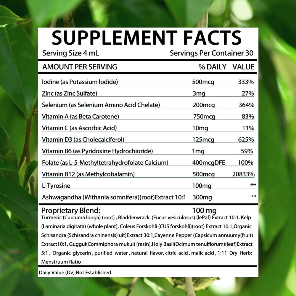 Using Kindled Thyroid Support Drops in water