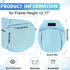 Kingdder eye patch set – white color on glasses