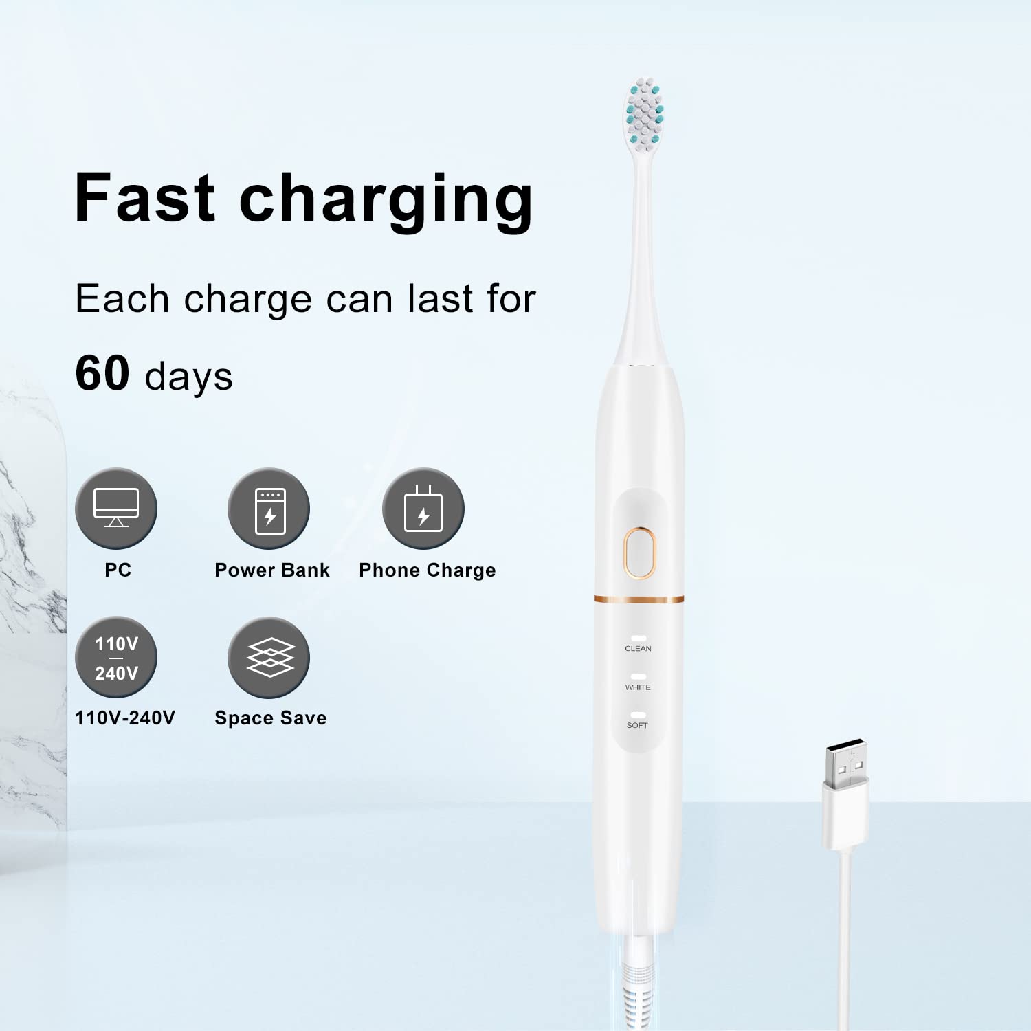 Up to 60 days of battery life on a full charge