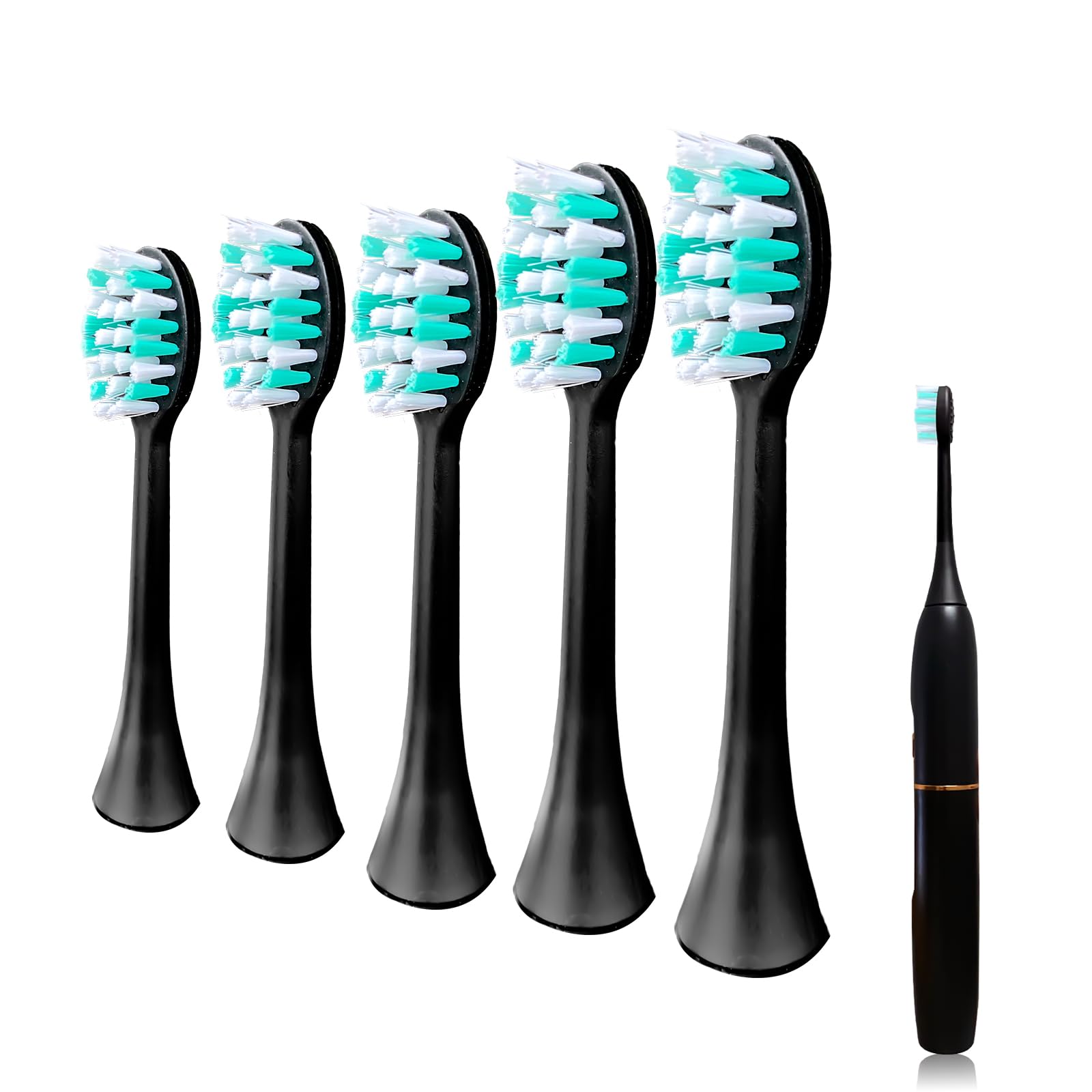 5-pack toothbrush heads compatible with Kingheroes