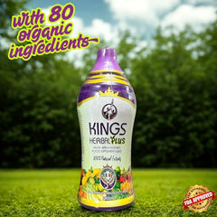 Kings Herbal Plus 1000ml bottle – back label