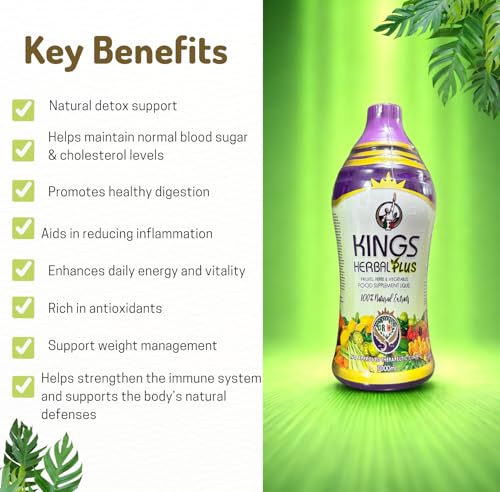 Ingredients shown on Kings Herbal Plus packaging