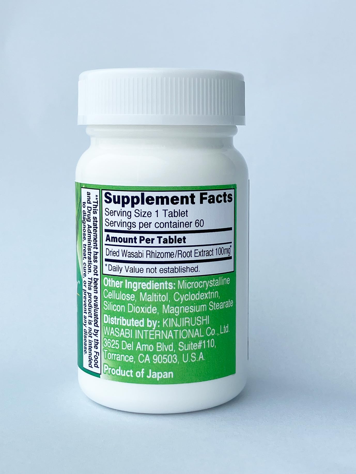 60 tablets bottle with packaging and branding
