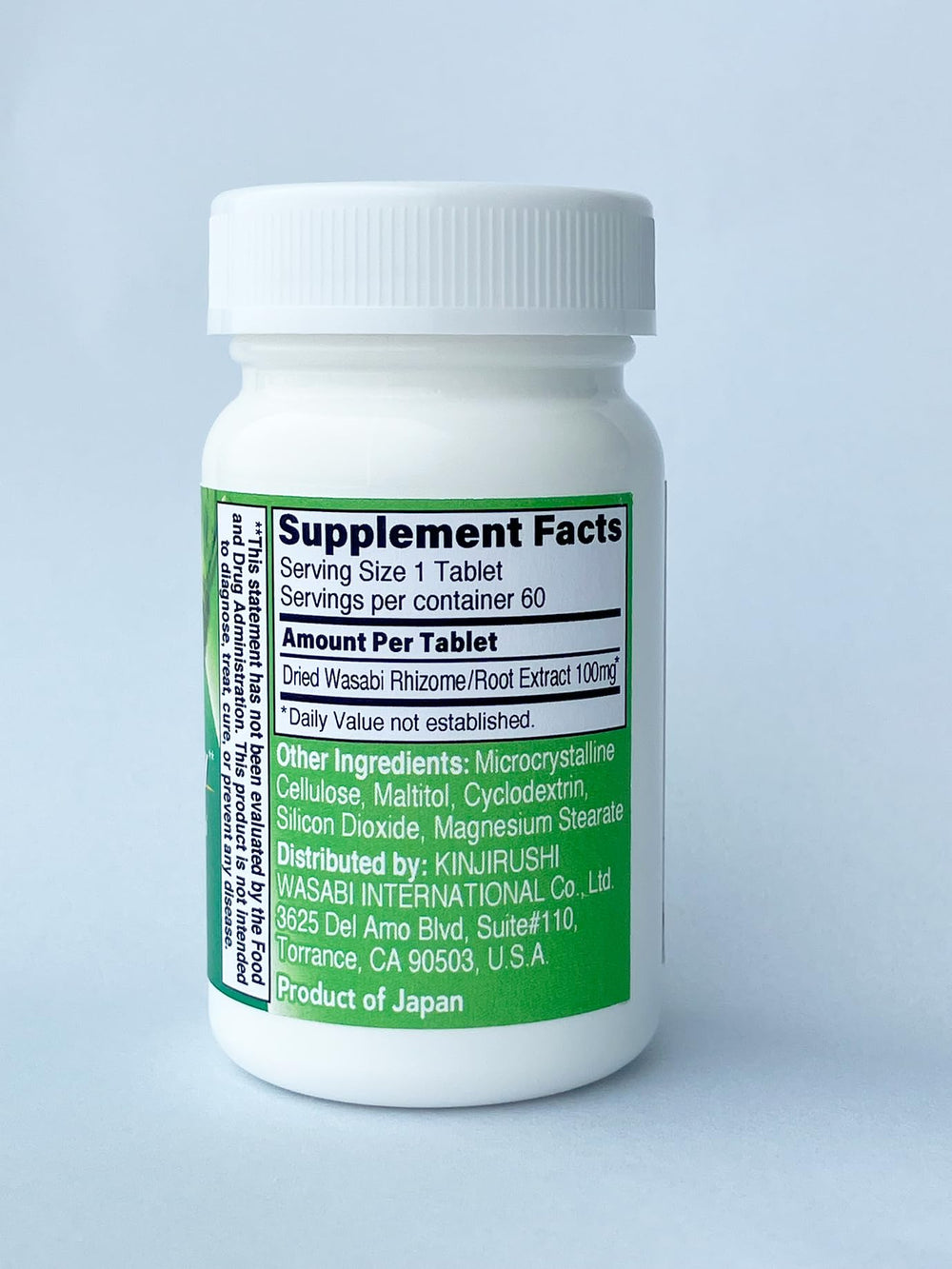 60 tablets bottle with packaging and branding