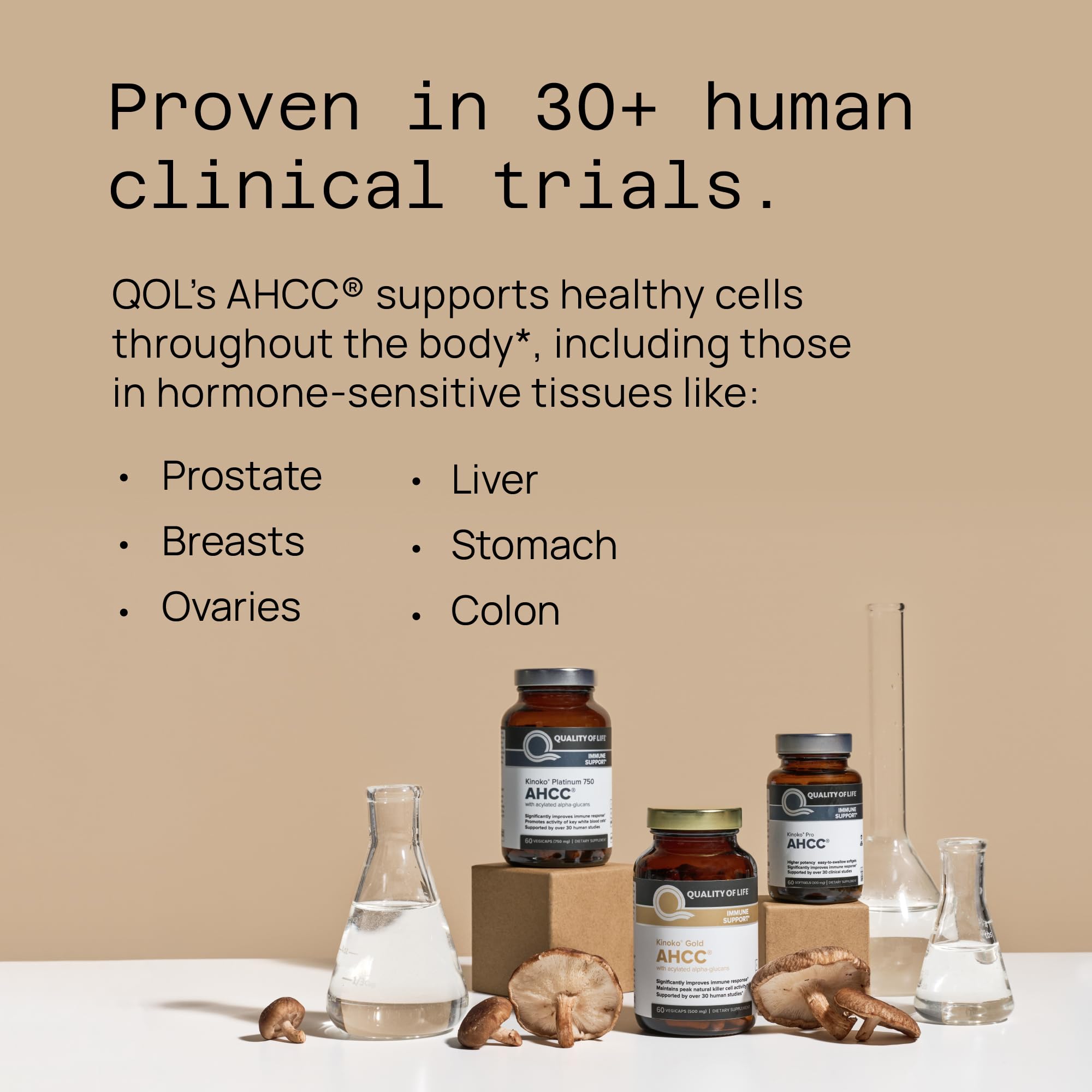 AHCC ingredients highlighting acylated alpha-glucans