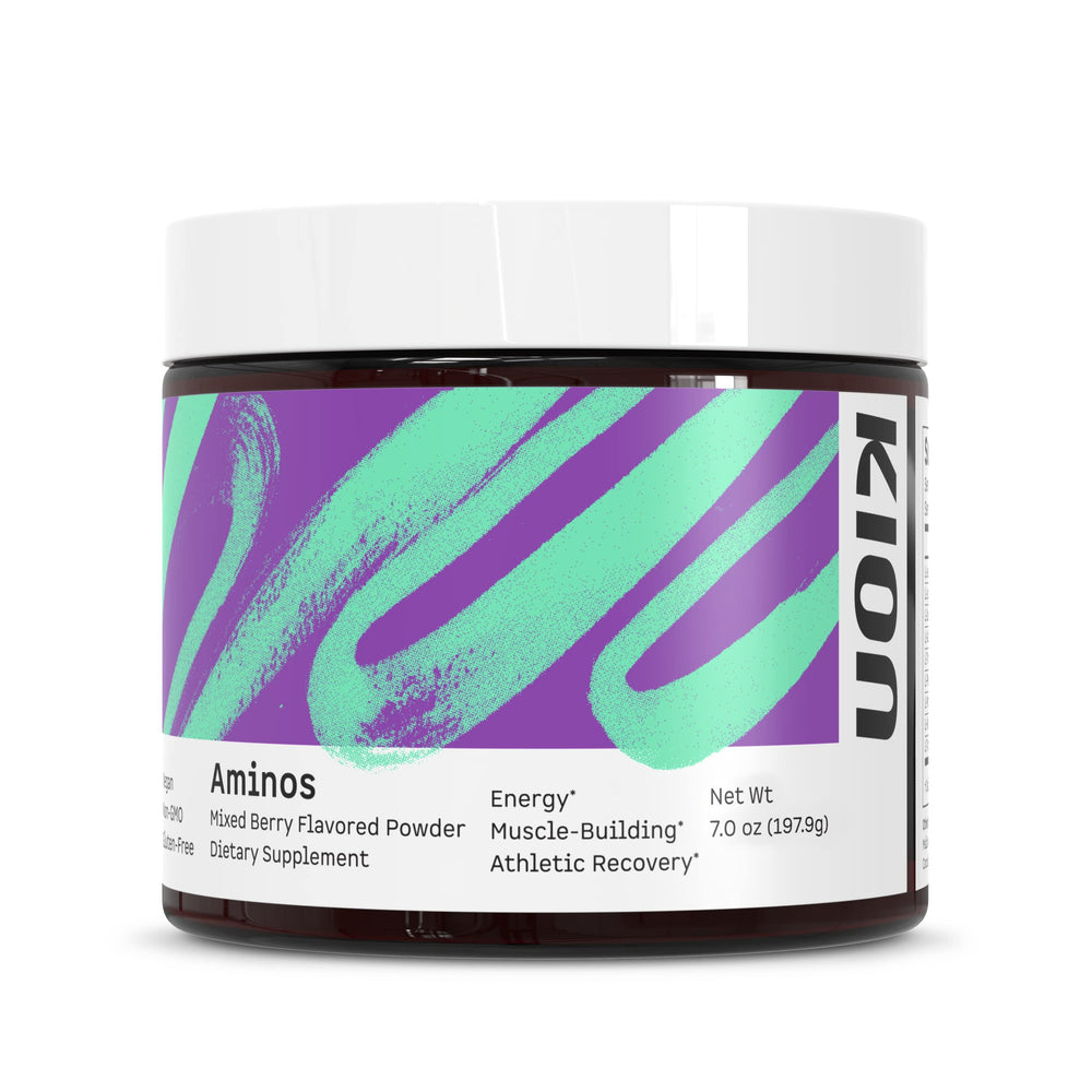 Kion Aminos Mixed Berry powder front view