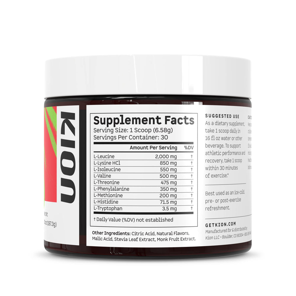 Vegan-friendly amino acids powder packaging