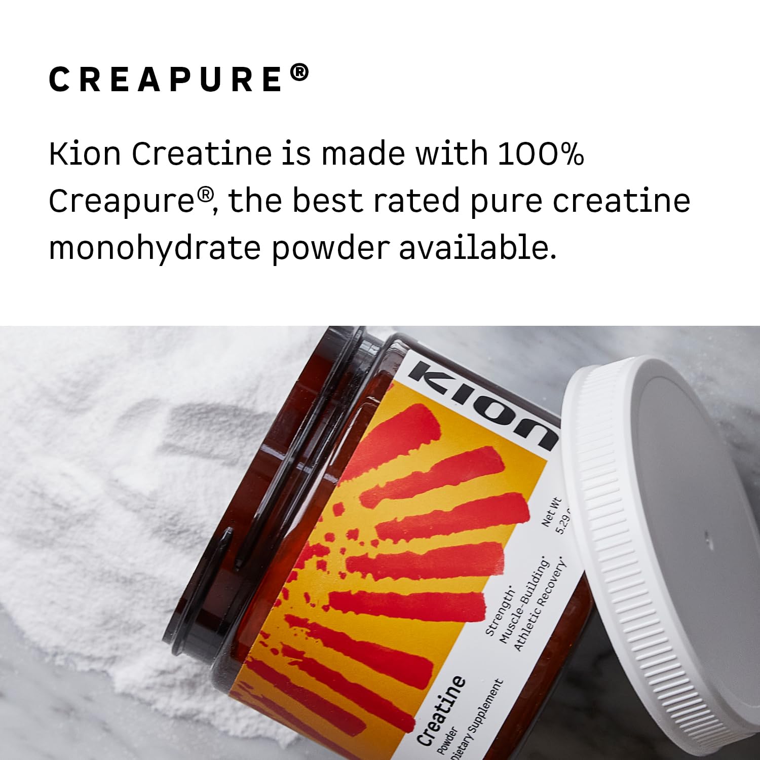 Kosher and Halal certified Kion Creatine logo