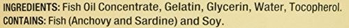 Kirkland natural fish oil label notes PCB and dioxin removal for safer omega-3 use