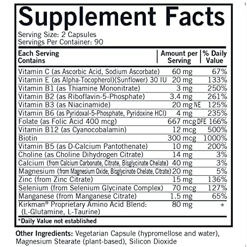 Close-up of label highlighting hypoallergenic formula