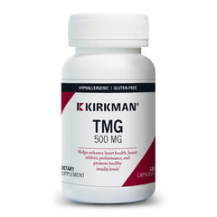 Kirkman TMG 500 mg vegetarian capsules bottle – 120 count