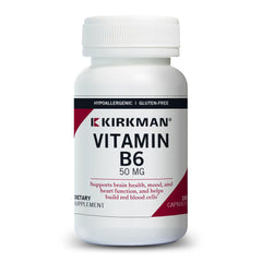 Kirkman Vitamin B-6 50 mg bottle label