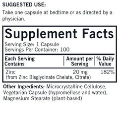 Enhanced absorption Bio-Max Series graphic for zinc