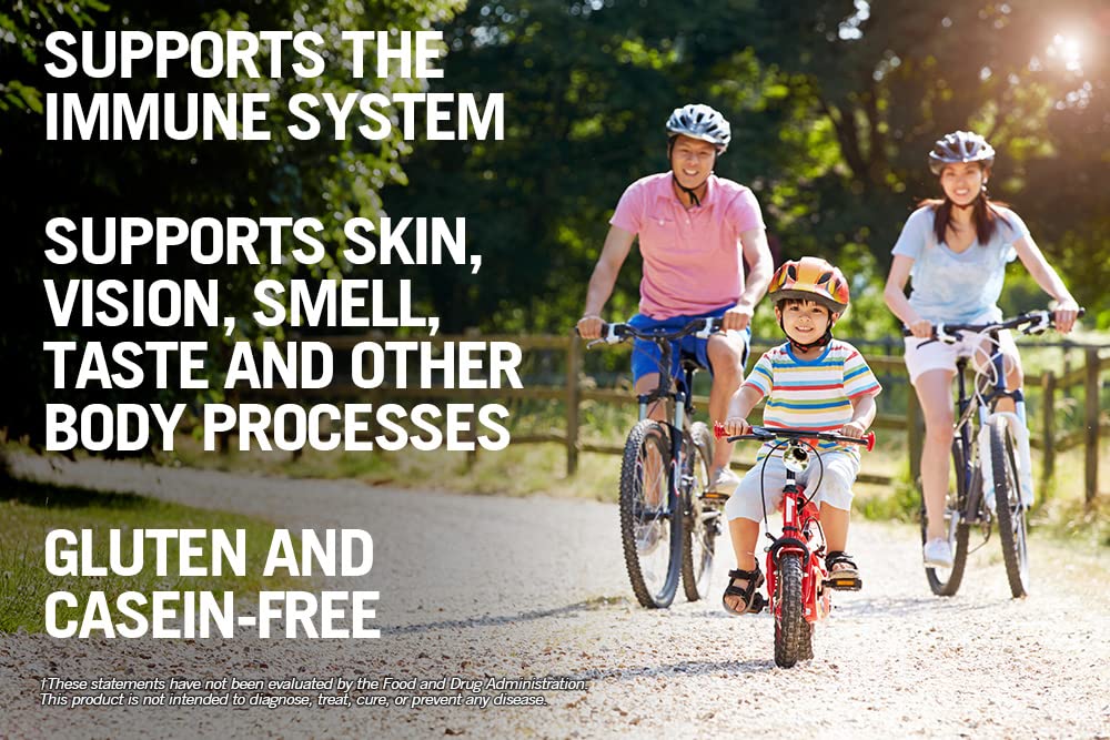 Nutrition label showing 20 mg zinc per teaspoon