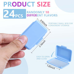Display of 24-pack orthodontic wax boxes