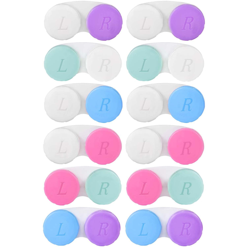 KISEER Colourful contact lens case set in multiple colors