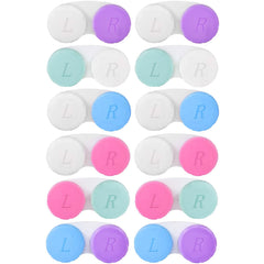 KISEER Colourful contact lens case set in multiple colors
