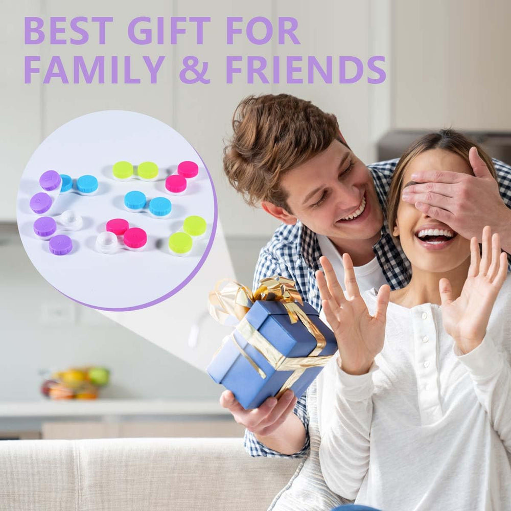 Gift-ready packaging featuring 24 colorful cases