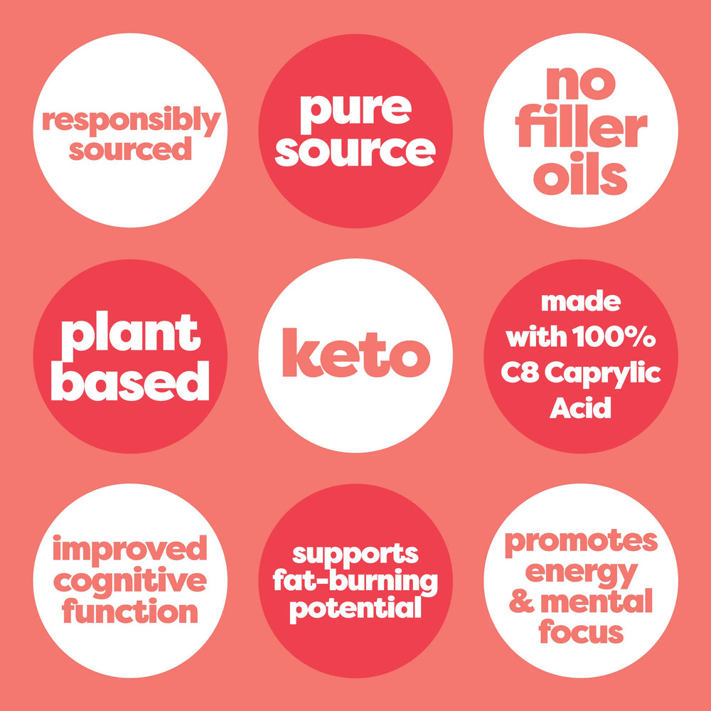 Odorless and tasteless MCT Oil C8