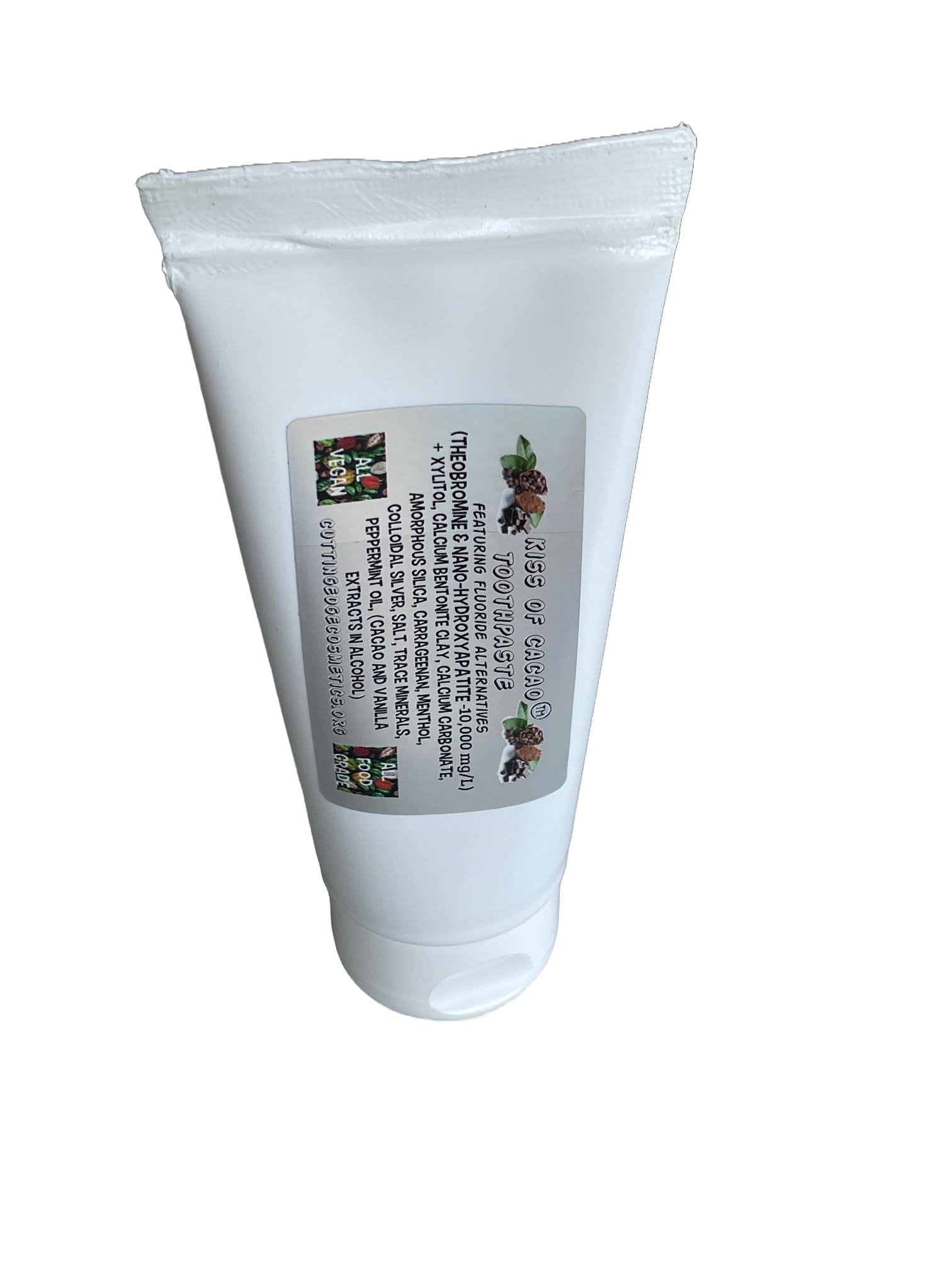 Toothpaste from Kiss of Cacao Beauty Pack with Theobromine and Nano Hydroxyapatite