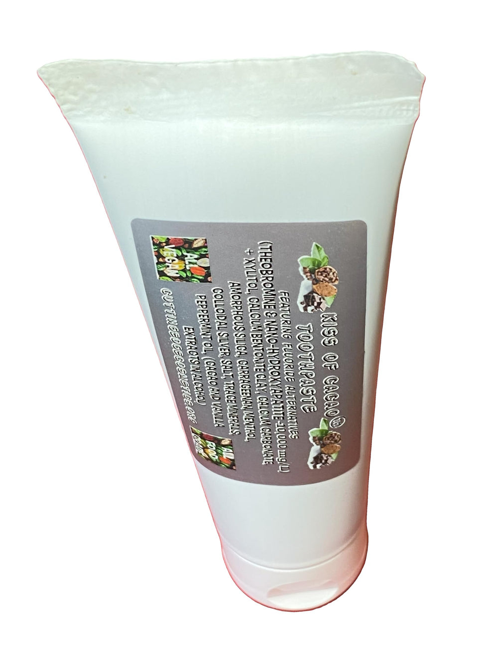 Kiss of Cacao 4 oz toothpaste tube