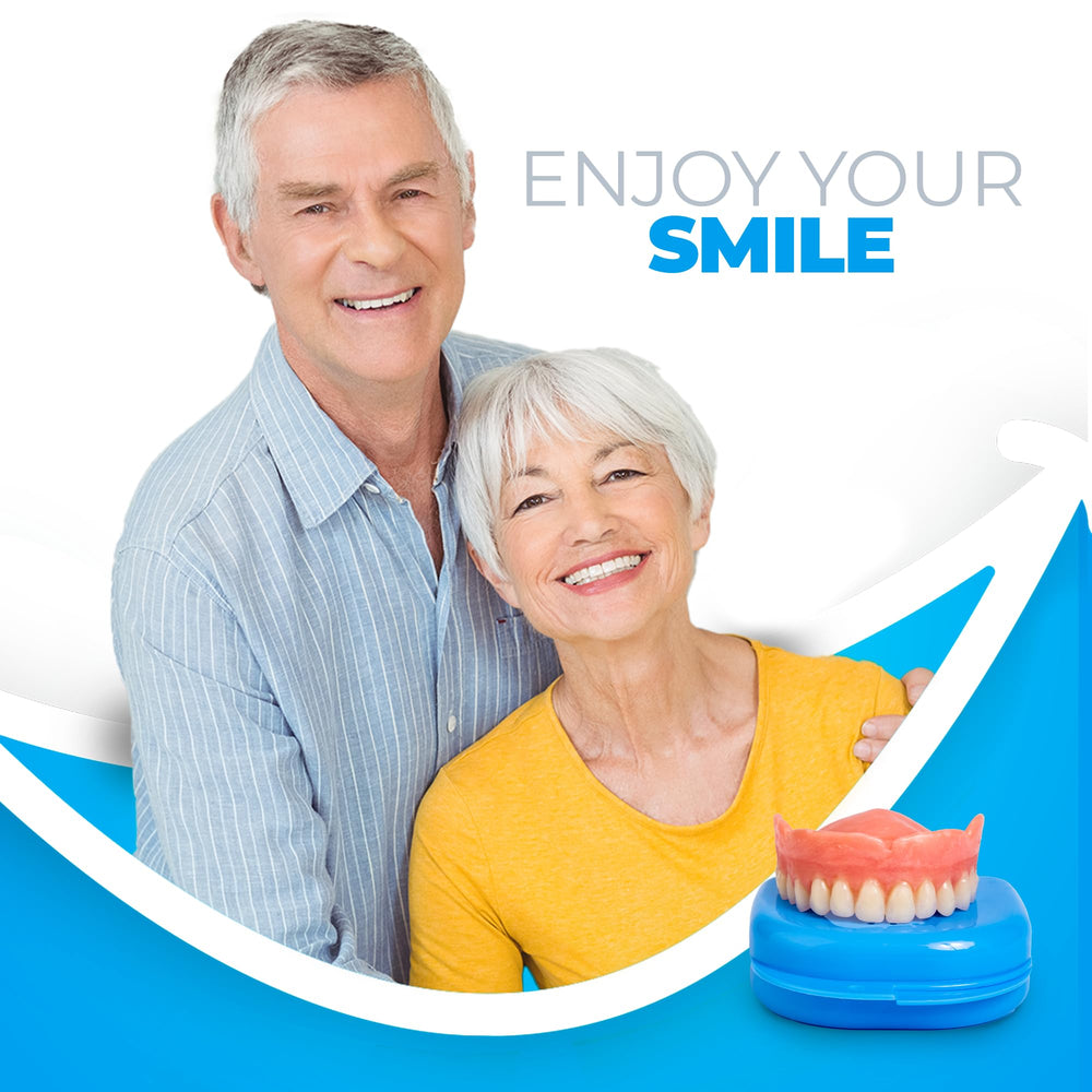 Contents and tools included in the denture kit
