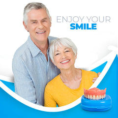 Contents and tools included in the denture kit