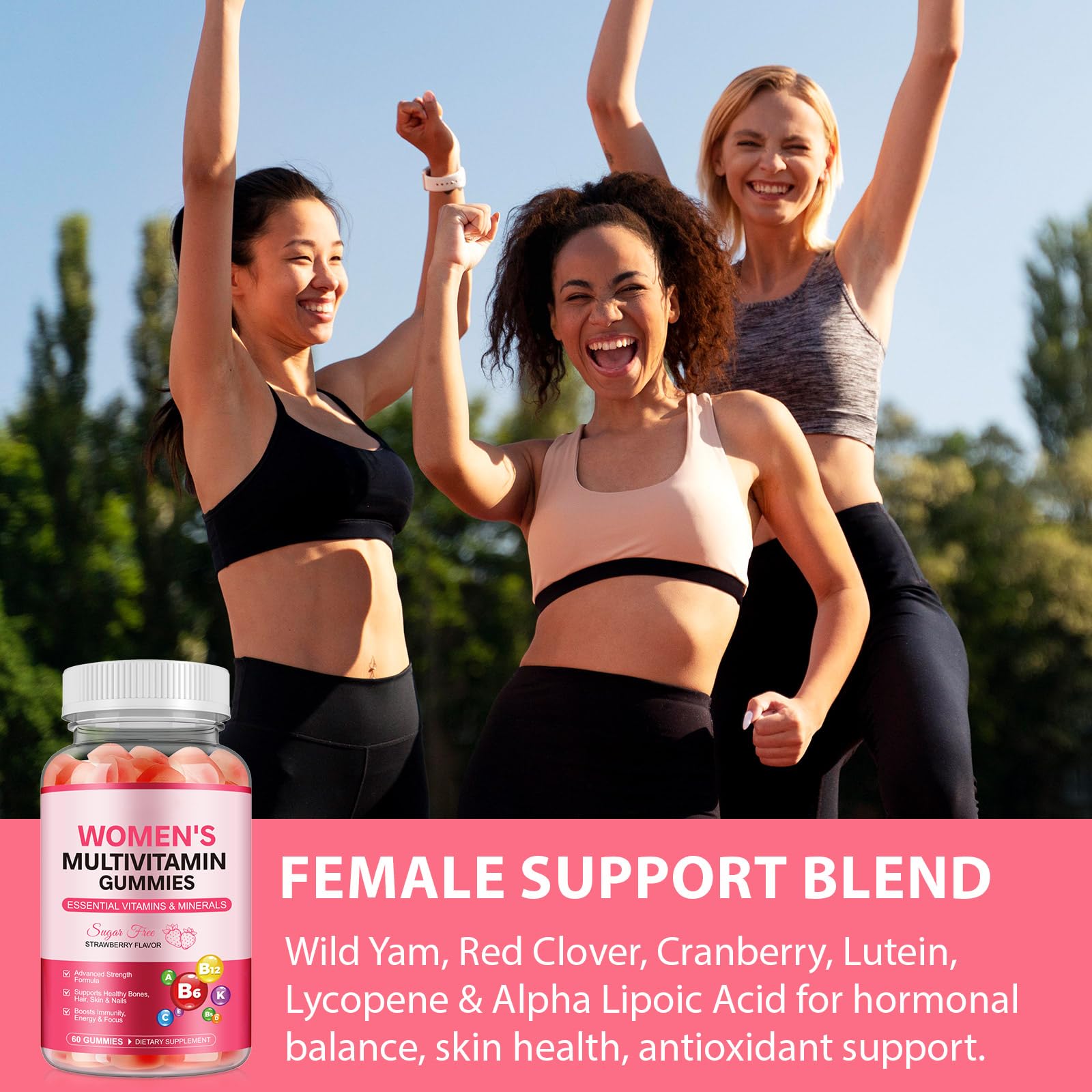 Two gummies served for on-the-go use