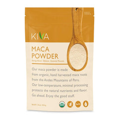Kiva Organic Maca Powder 16oz packaging