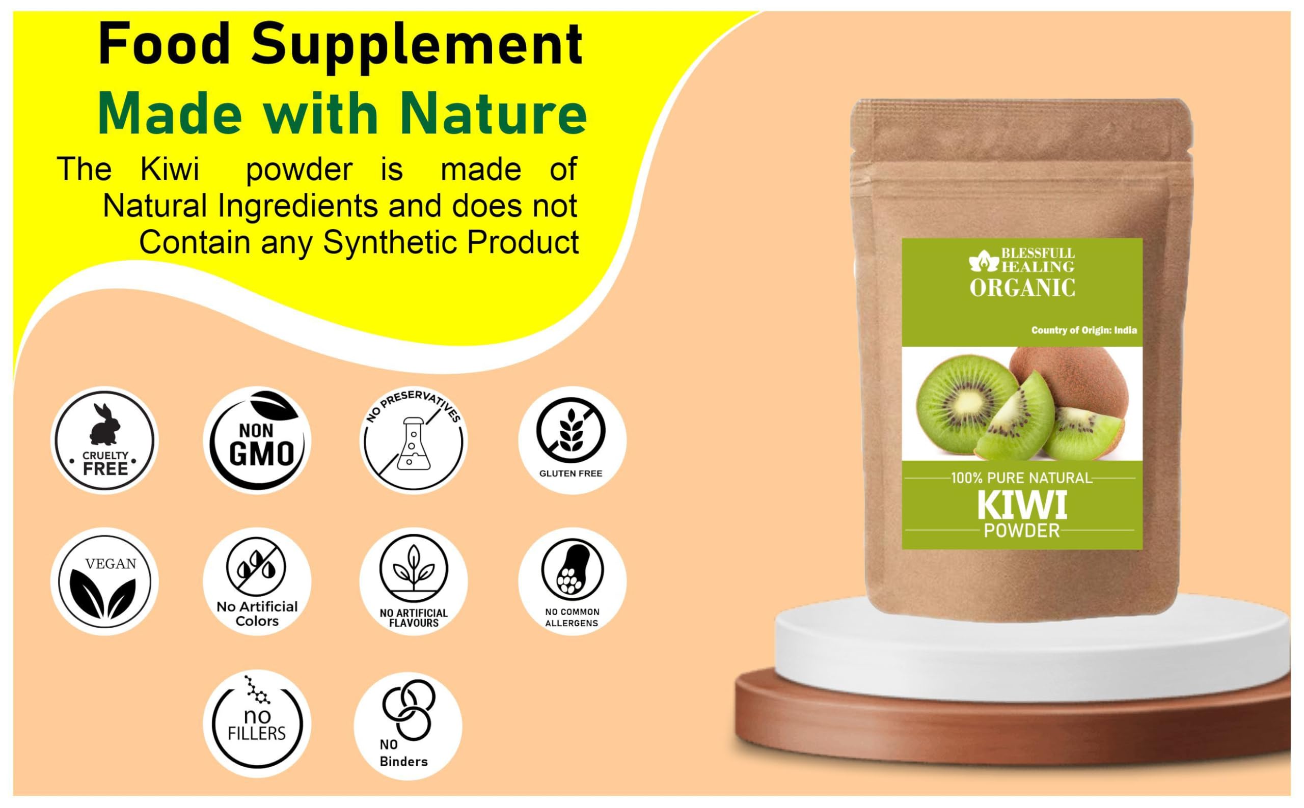 Kiwi powder 300g with scoop