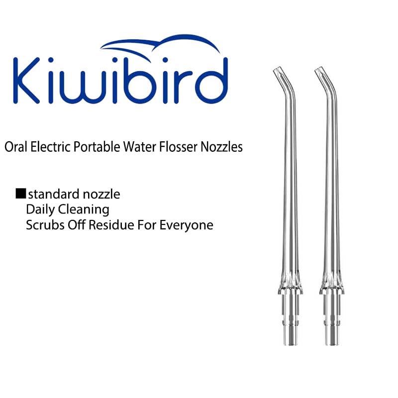 Pack of two KIWIBIRD replacement tips for C1/H1 water flosser