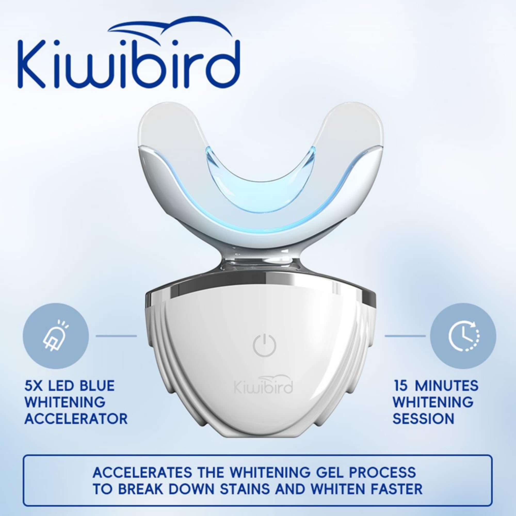 IPX7 waterproof teeth whitening device