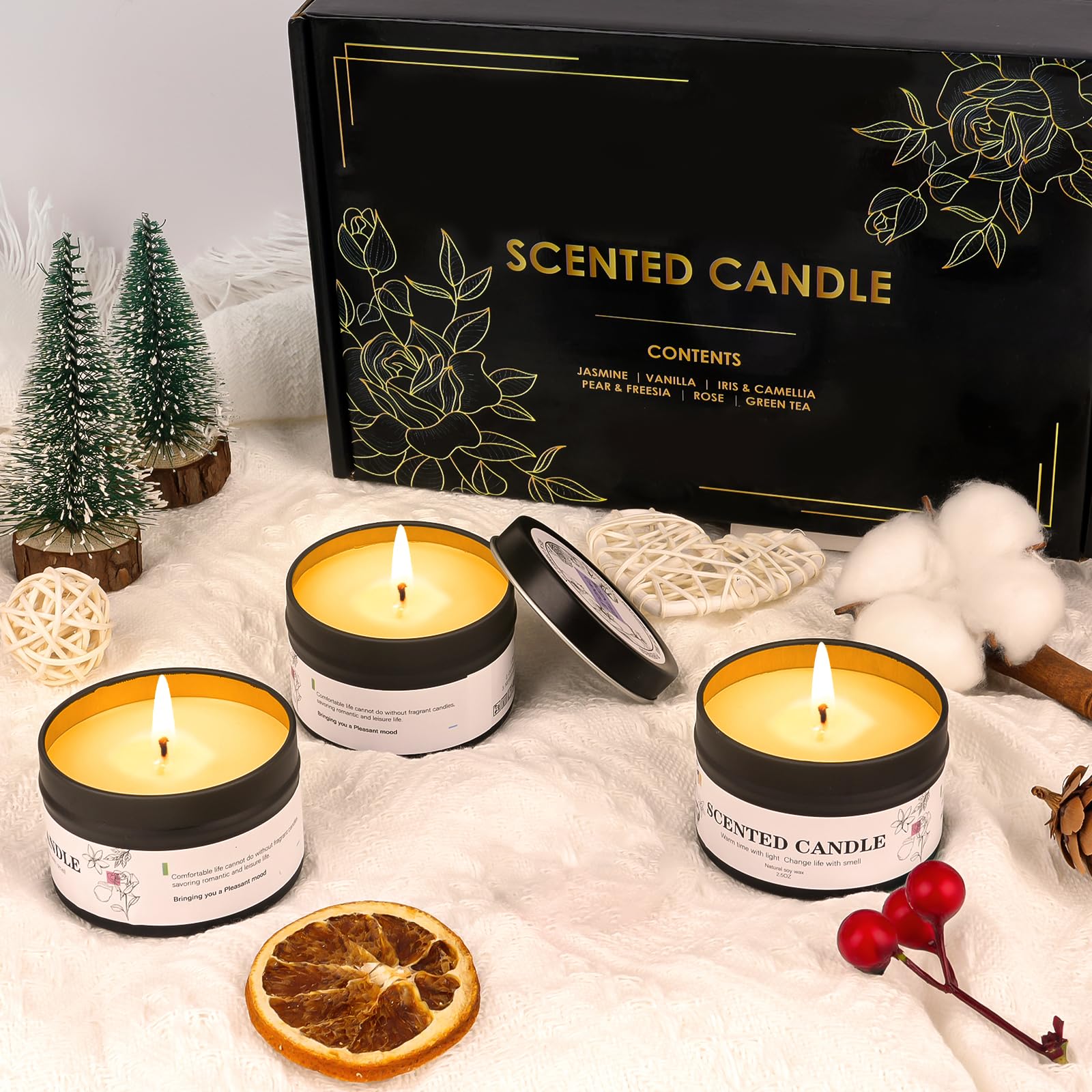 KIYTARBOO candle jar closeup natural wax with clean burn.