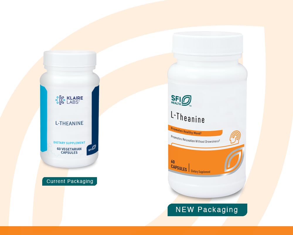 Suntheanine L-Theanine 100 mg label close-up