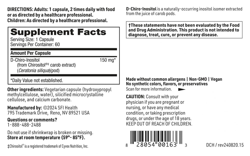 60 vegetarian capsules bottle