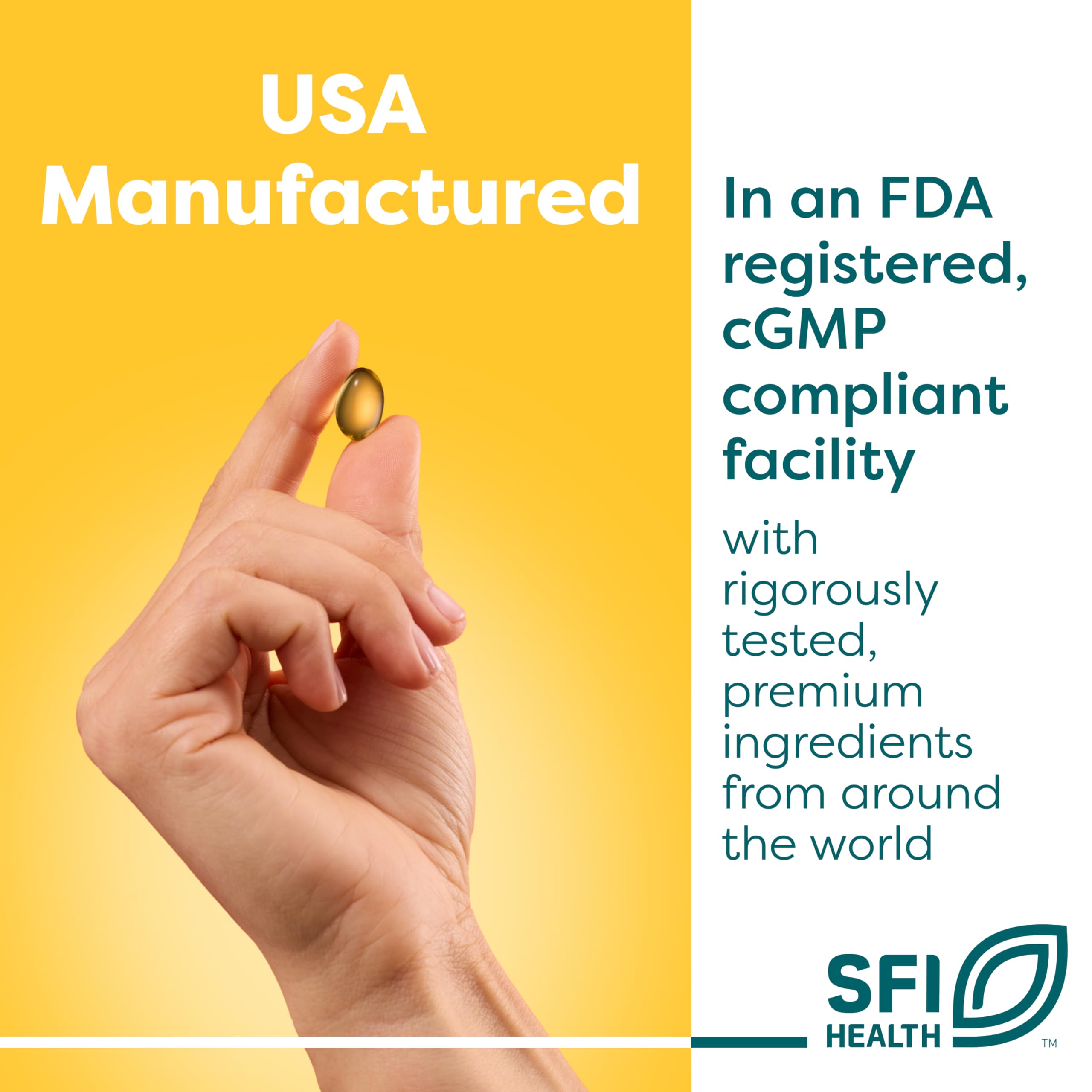 Packaging highlights allergen free and cholesterol free