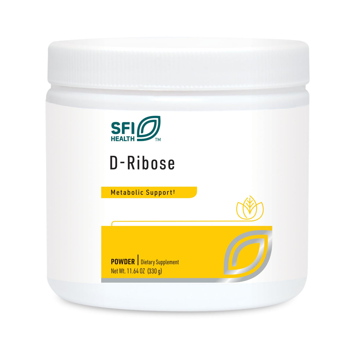 Klaire Labs SFI Health D-Ribose Powder bottle label