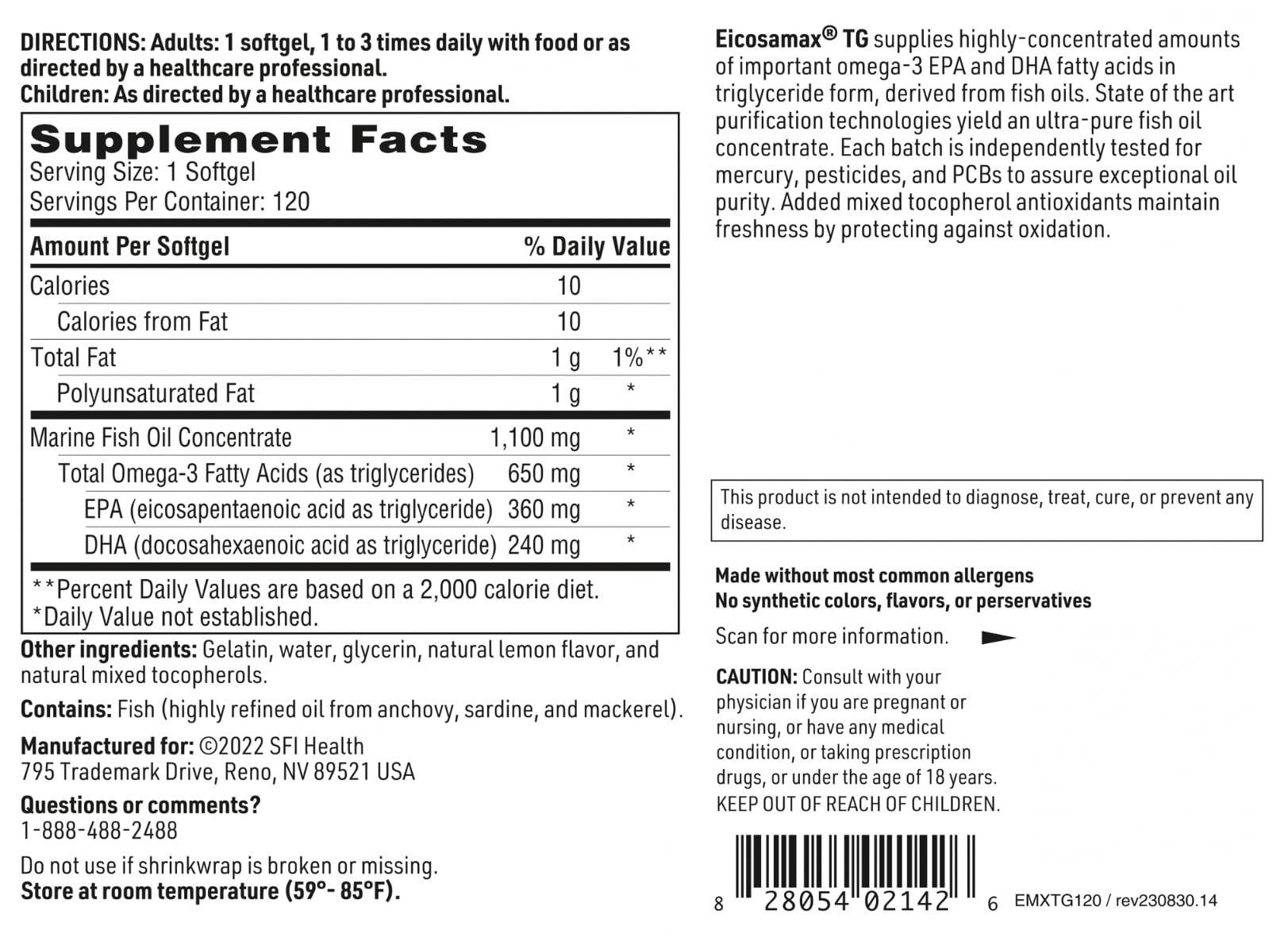 Hypoallergenic formula free from common allergens and artificial additives
