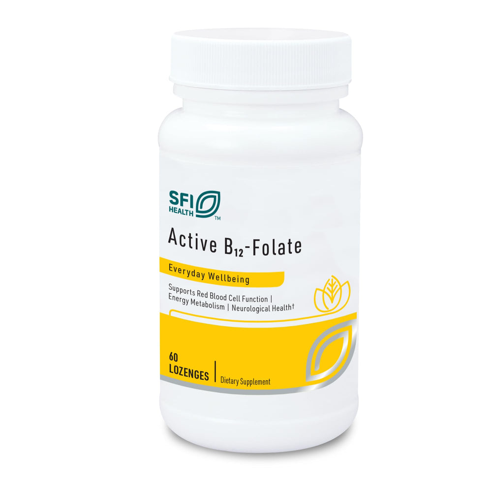 Klaire Labs SFI Health Active B12 Folate Lozenge bottle