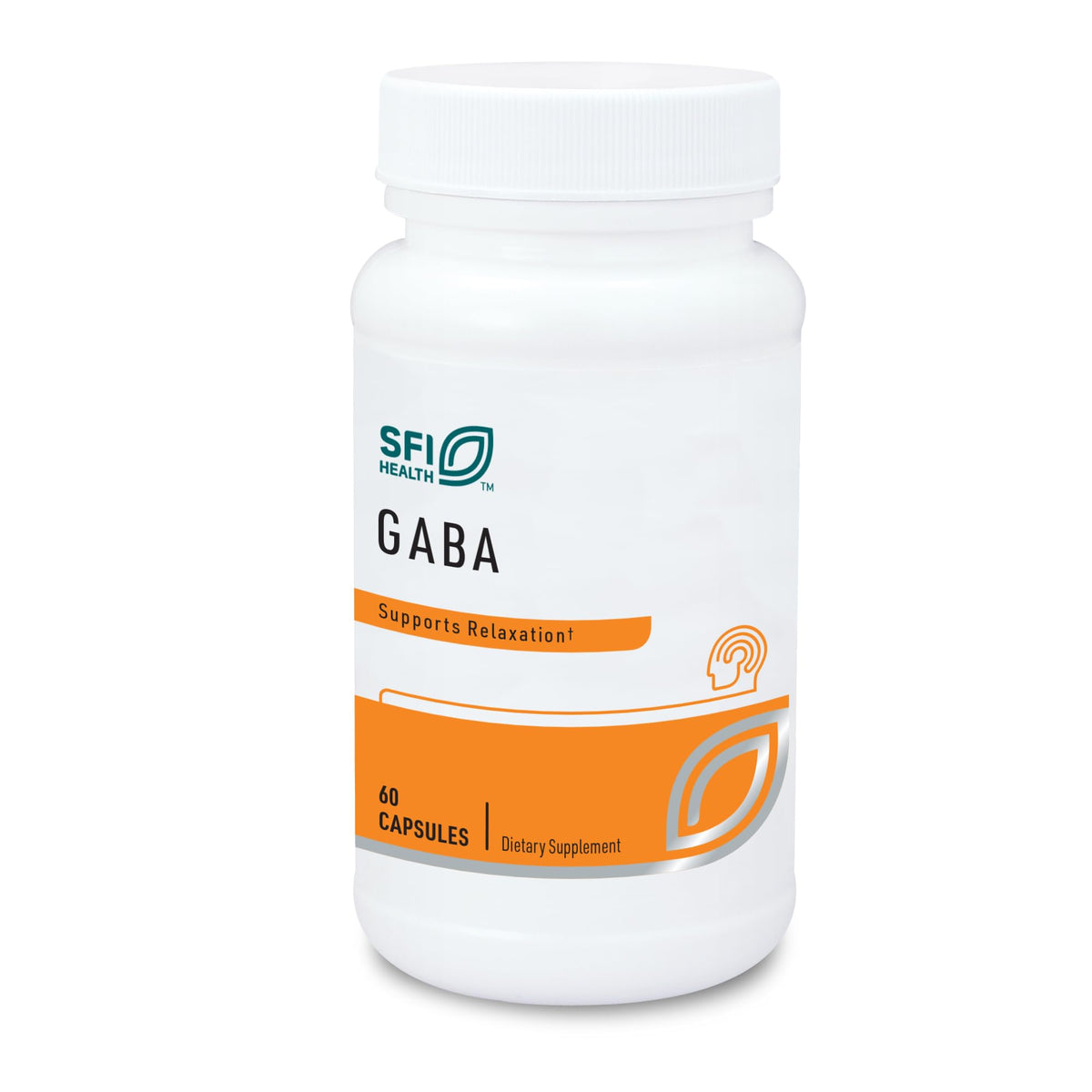 Klaire Labs SFI Health GABA bottle with label