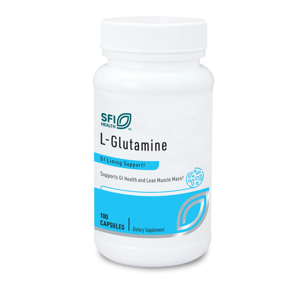 Klaire Labs SFI Health L-Glutamine 500 mg capsules bottle